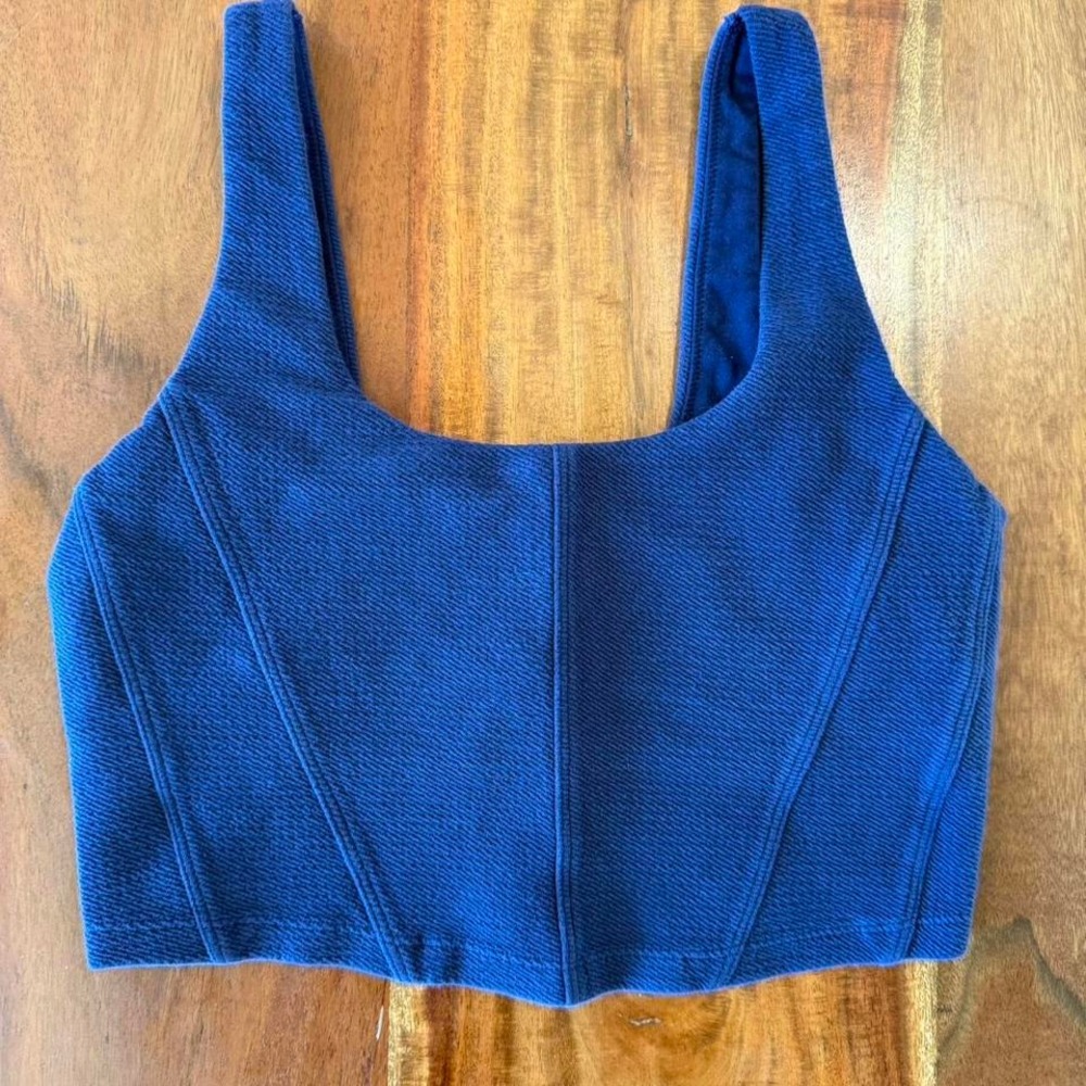 Blue Aerie corset top Size M